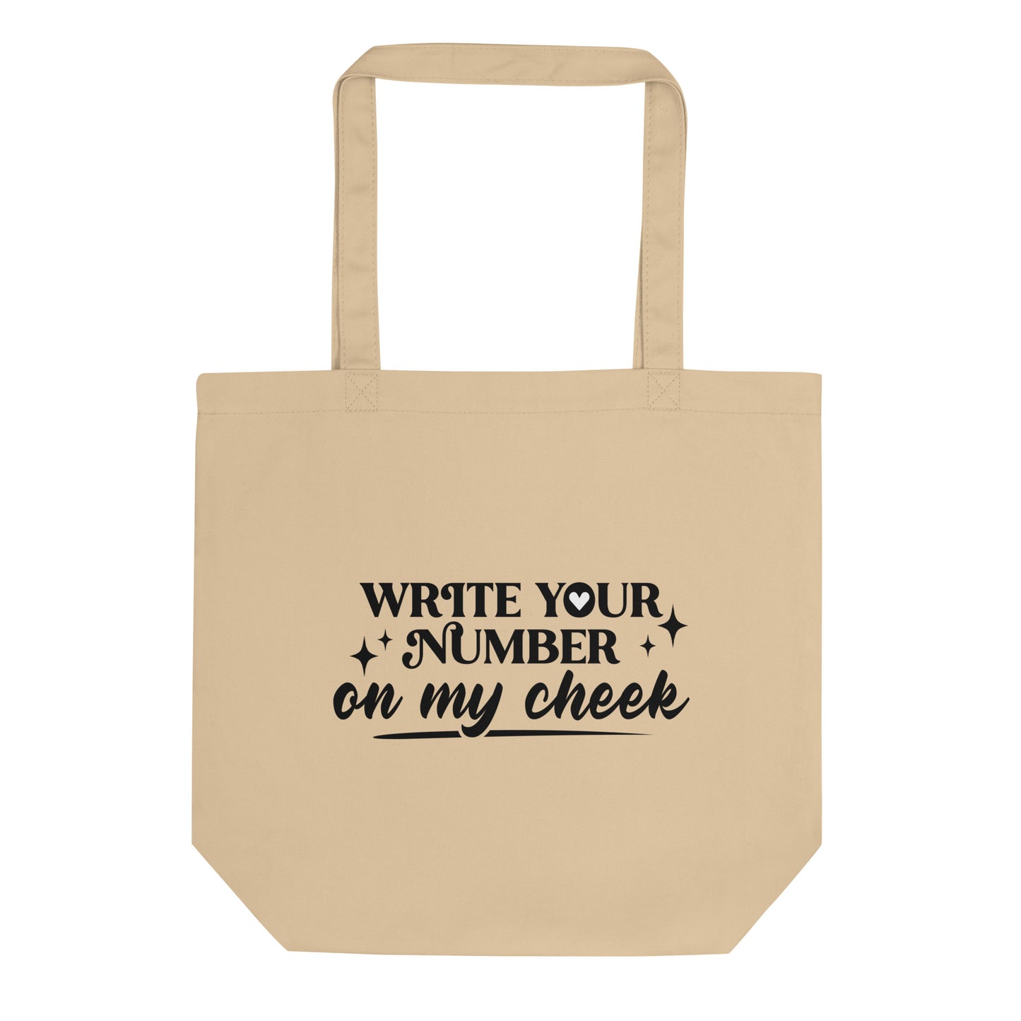 Write Your Number Eco Tote Bag