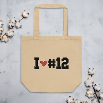 I <3 #12 Eco Tote Bag