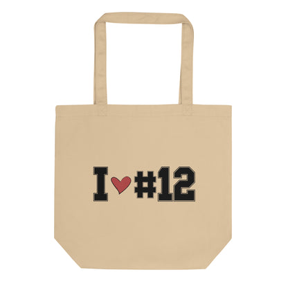 I <3 #12 Eco Tote Bag