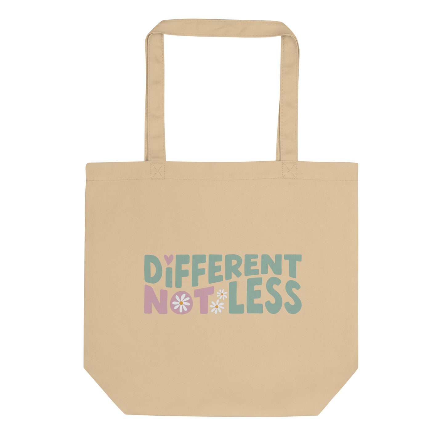 Different Not Less Eco Tote Bag