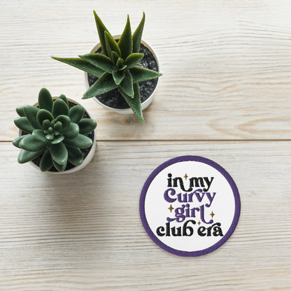 In My Curvy Girl Club Era Embroidered patch