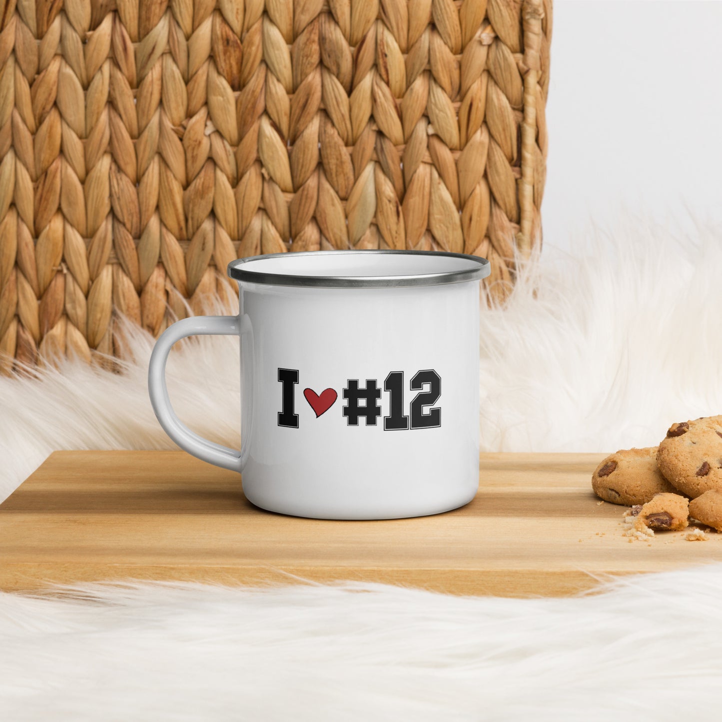 I <3 #12 Enamel Mug