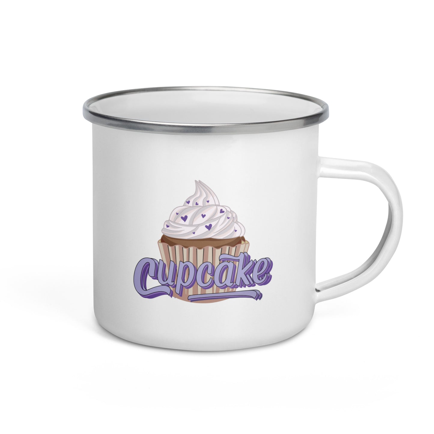 Cupcake Enamel Mug