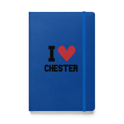 I <3 Chester Hardcover bound notebook