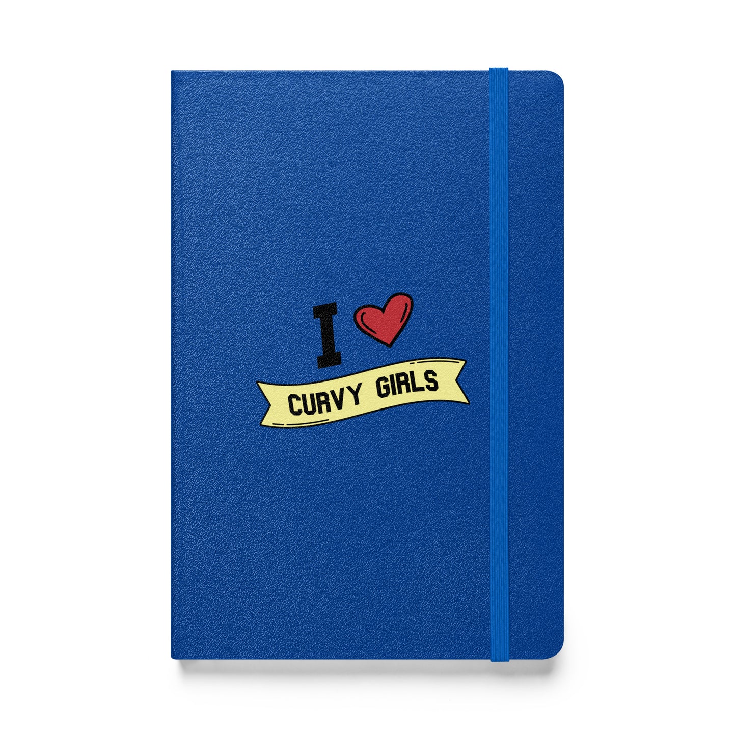 I <3 Curvy Girls Hardcover bound notebook