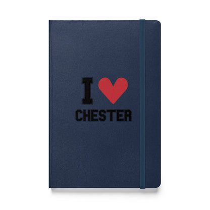 I <3 Chester Hardcover bound notebook