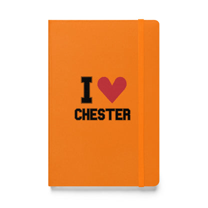 I <3 Chester Hardcover bound notebook