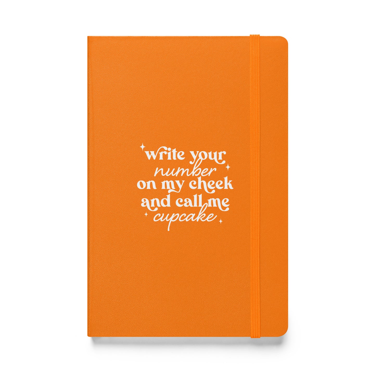 Write Your Number & Call Me Cupcake Hardcover bound notebook