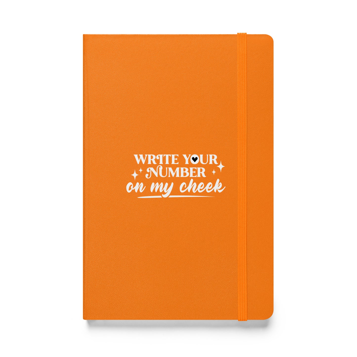 Write Your Number Hardcover bound notebook