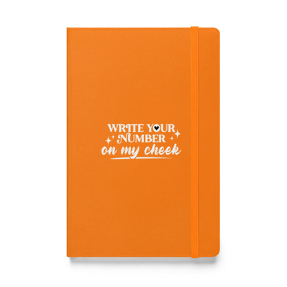 Write Your Number Hardcover bound notebook