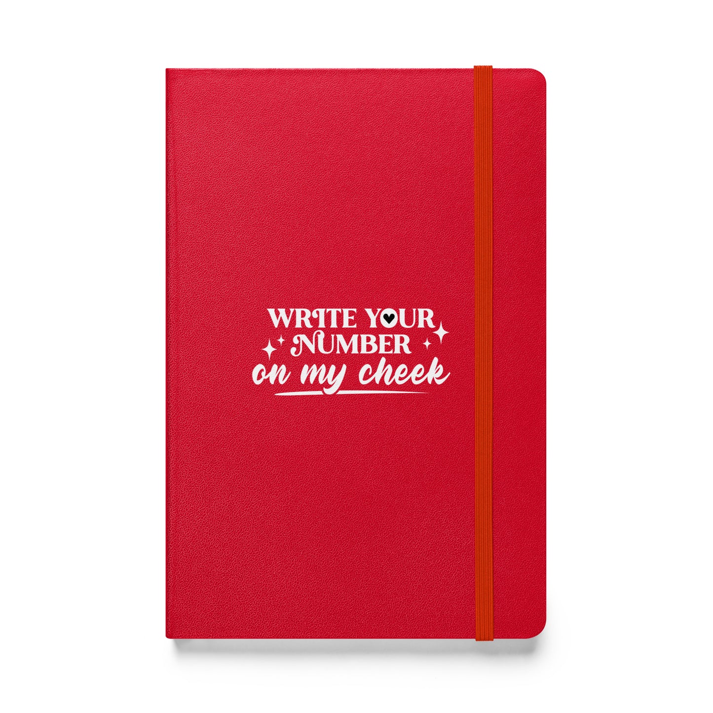 Write Your Number Hardcover bound notebook