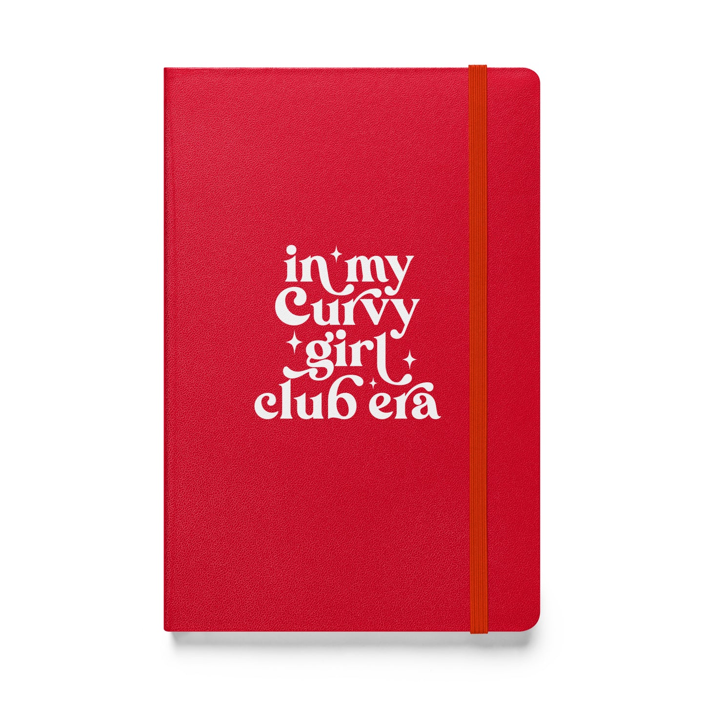 In My Curvy Girl Club Era Hardcover bound notebook