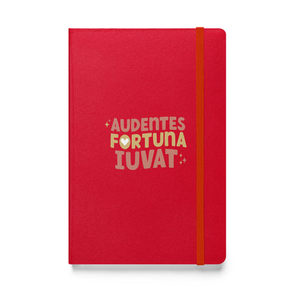 Audentes Fortuna Iuvat Hardcover bound notebook