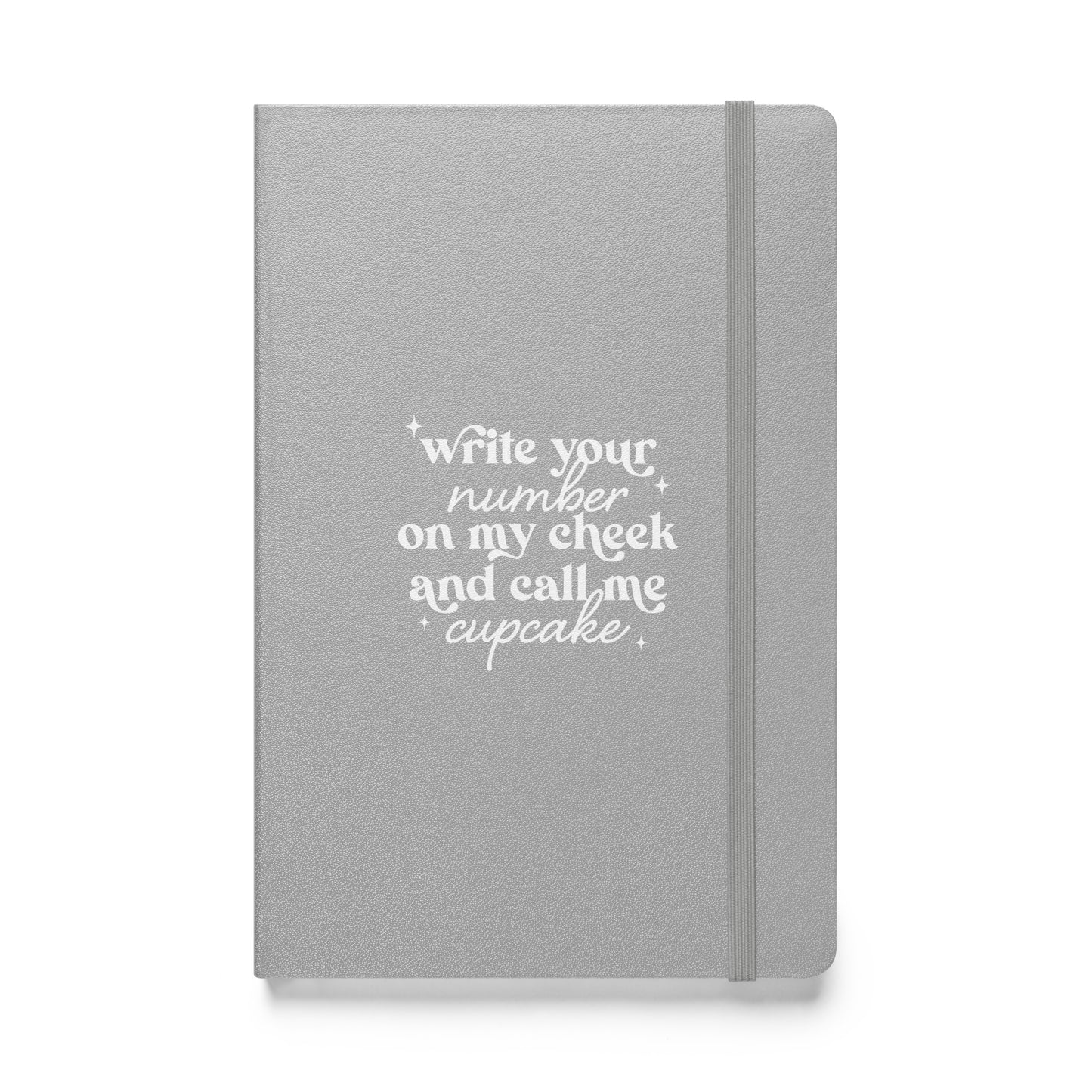 Write Your Number & Call Me Cupcake Hardcover bound notebook