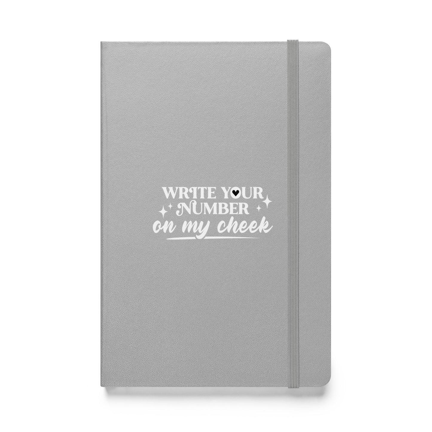 Write Your Number Hardcover bound notebook