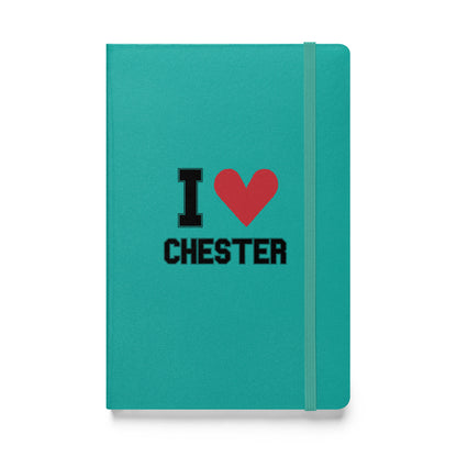 I <3 Chester Hardcover bound notebook