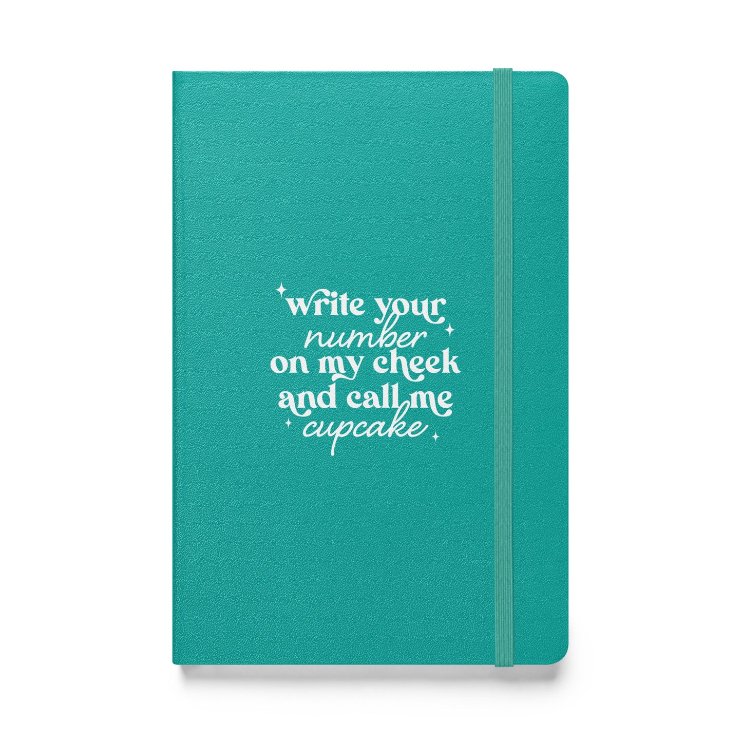 Write Your Number & Call Me Cupcake Hardcover bound notebook