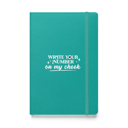 Write Your Number Hardcover bound notebook