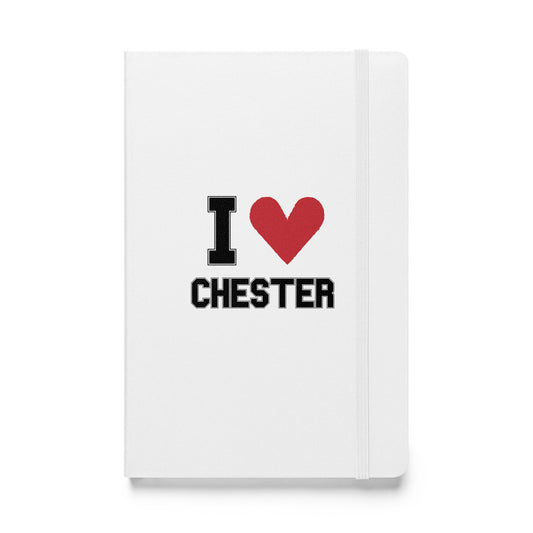 I <3 Chester Hardcover bound notebook