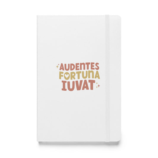 Audentes Fortuna Iuvat Hardcover bound notebook