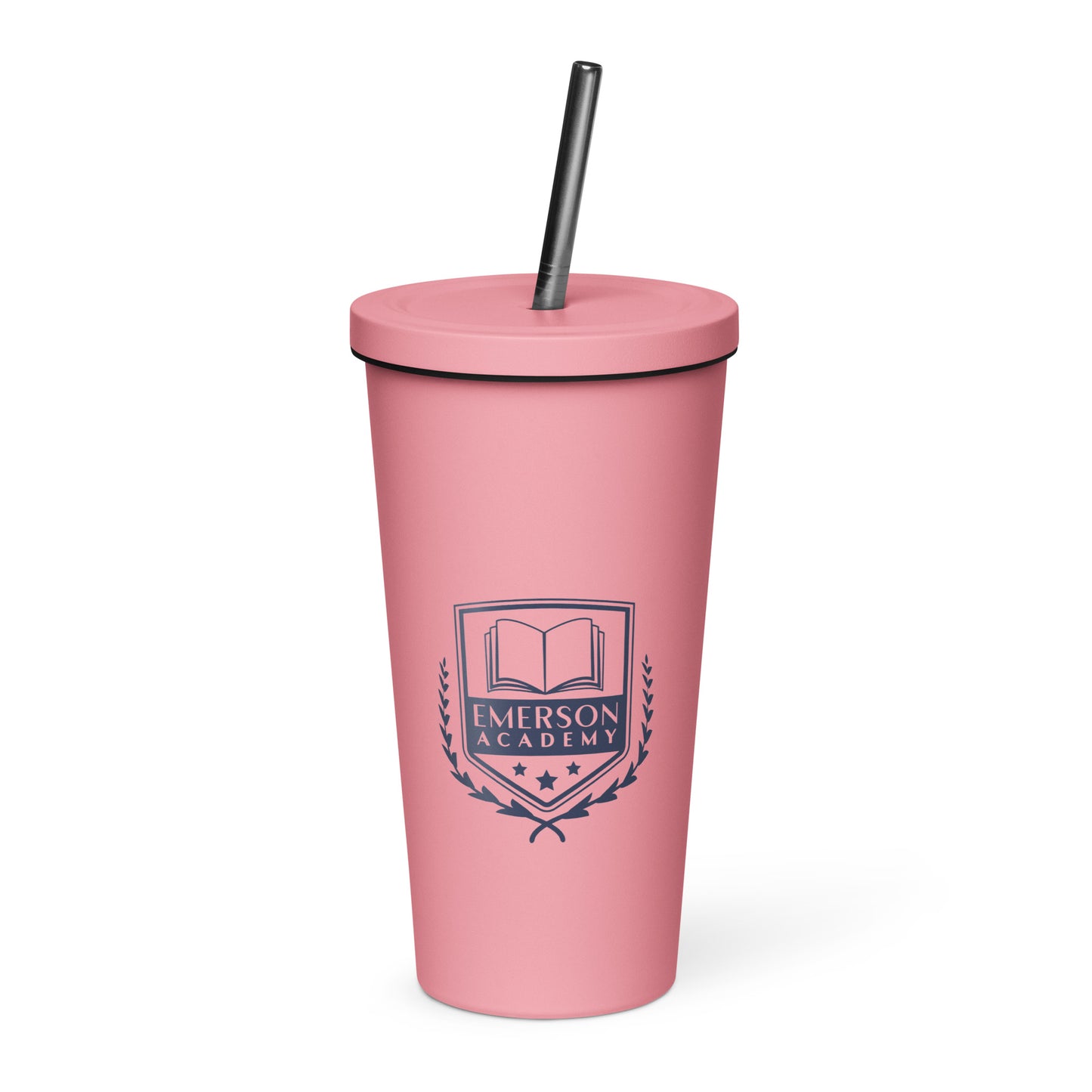 Emerson Academy Insulated tumbler with a straw