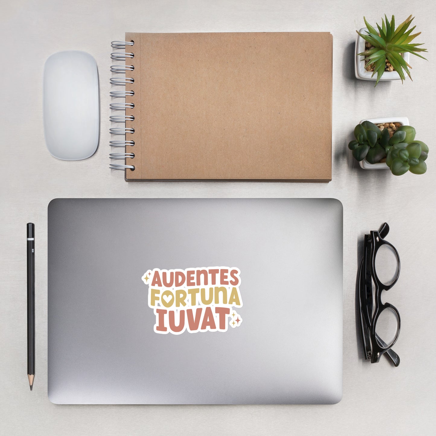 Audentes Fortuna Iuvat Bubble-free stickers