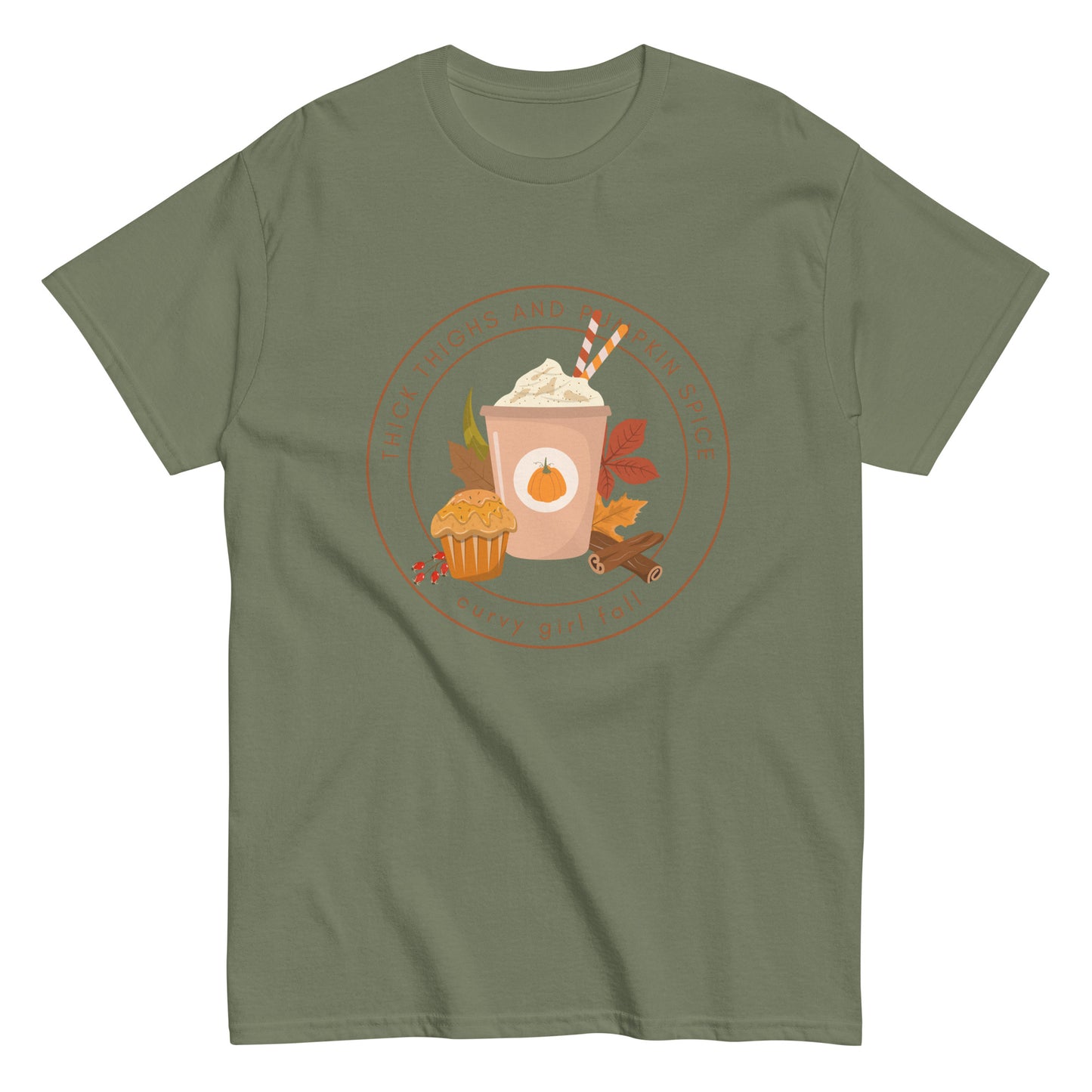 Curvy Girl Fall T-Shirt