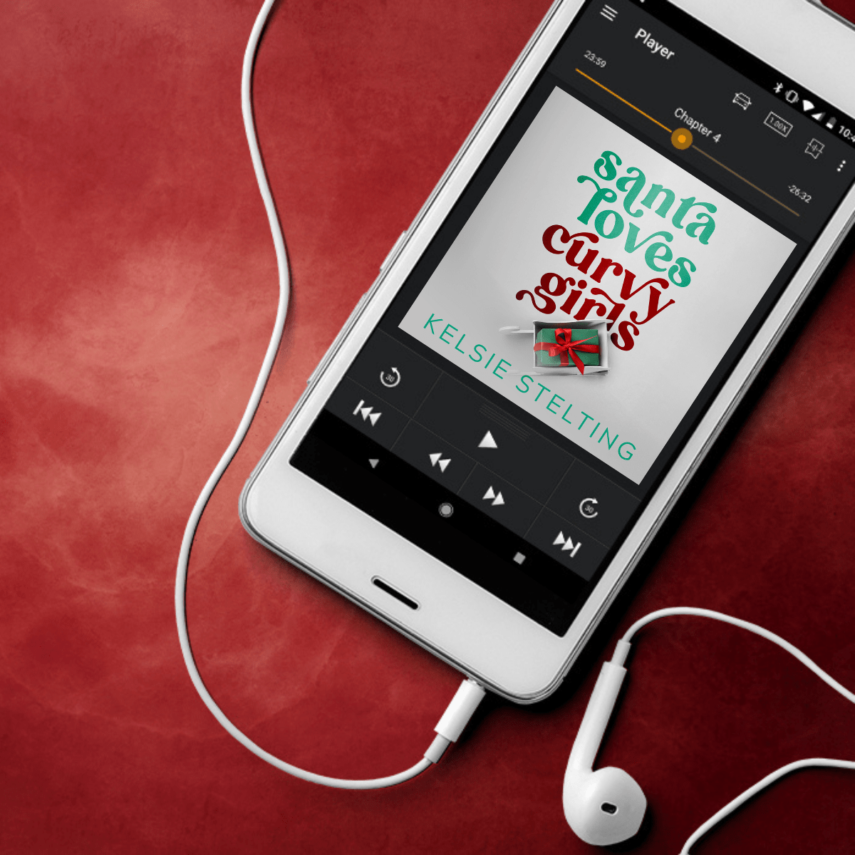 an audiobook copy of Santa Loves Curvy Girls by Kelsie Stelting