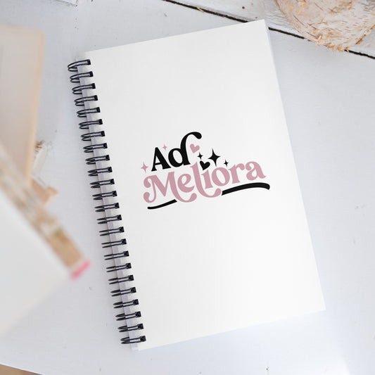 Ad Meliora Spiral notebook