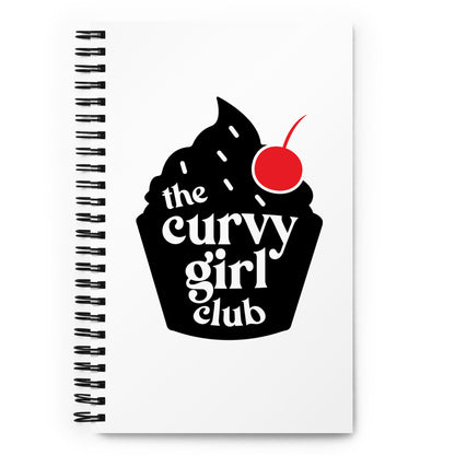 Curvy Girl Club Spiral notebook