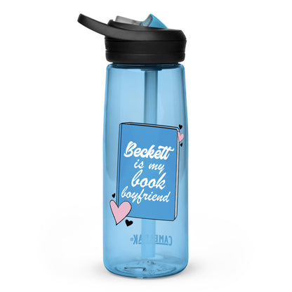 Beckett is my book boyfriend water bottle
