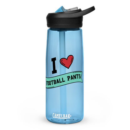 I <3 Football Pants Sports water bottle