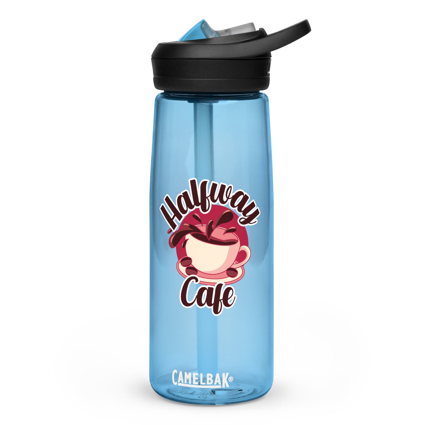 Halfway Cafe Sports water bottle