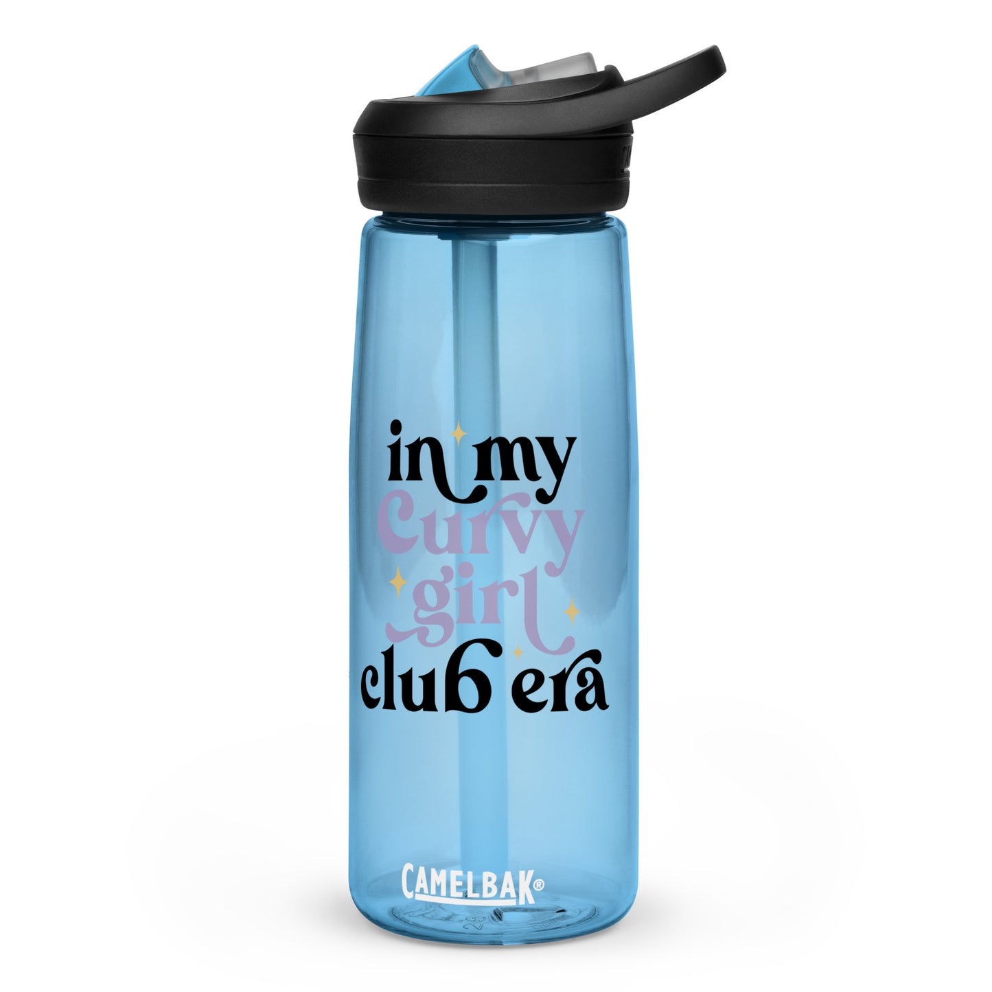 In My Curvy Girl Club Era Sports water bottle