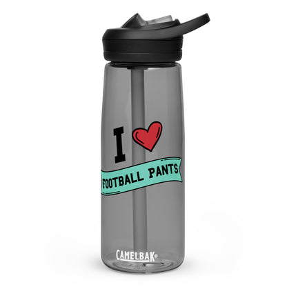 I <3 Football Pants Sports water bottle