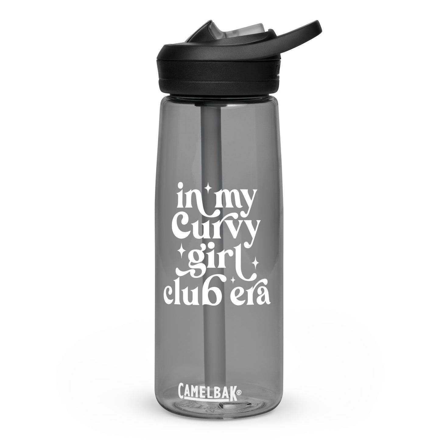 In My Curvy Girl Era Sports water bottle