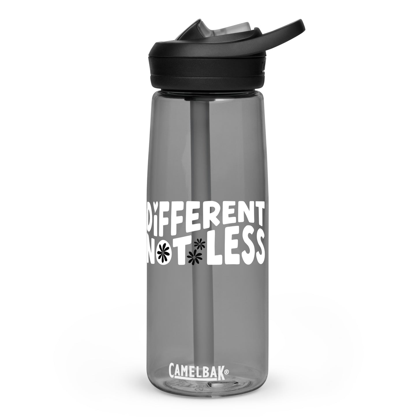 Different Not Less Sports water bottle