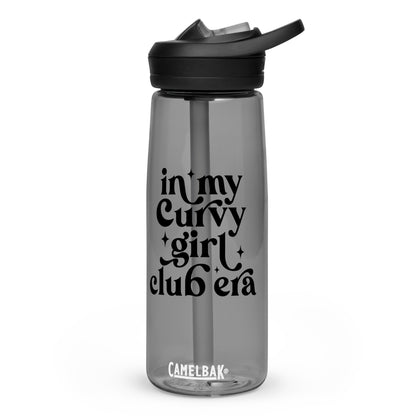 In My Curvy Girl Club Era Sports water bottle