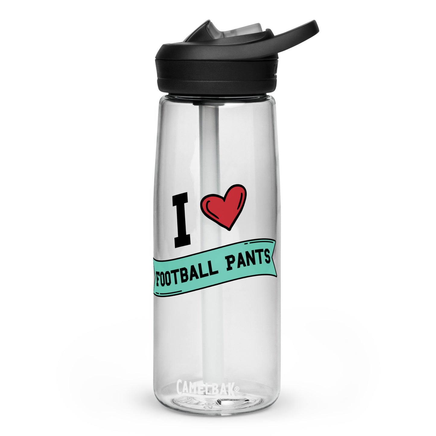 I <3 Football Pants Sports water bottle