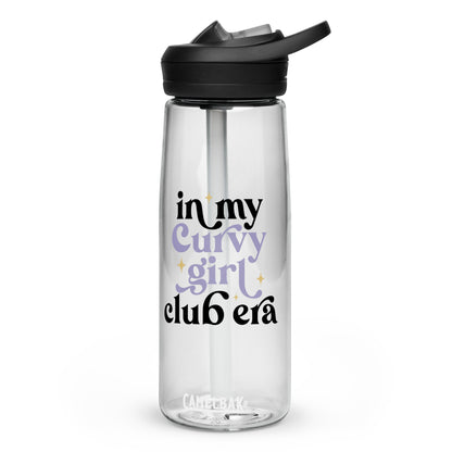 In My Curvy Girl Club Era Sports water bottle