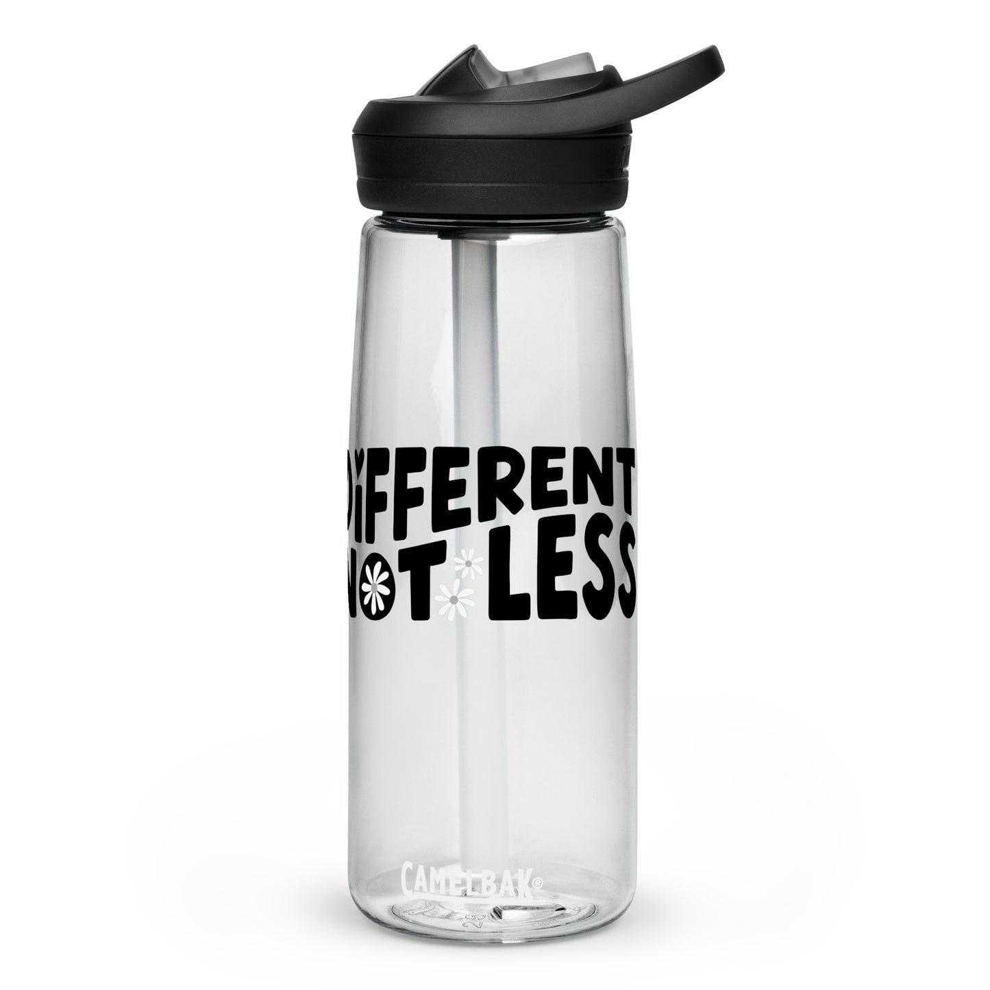 Different Not Less Sports water bottle