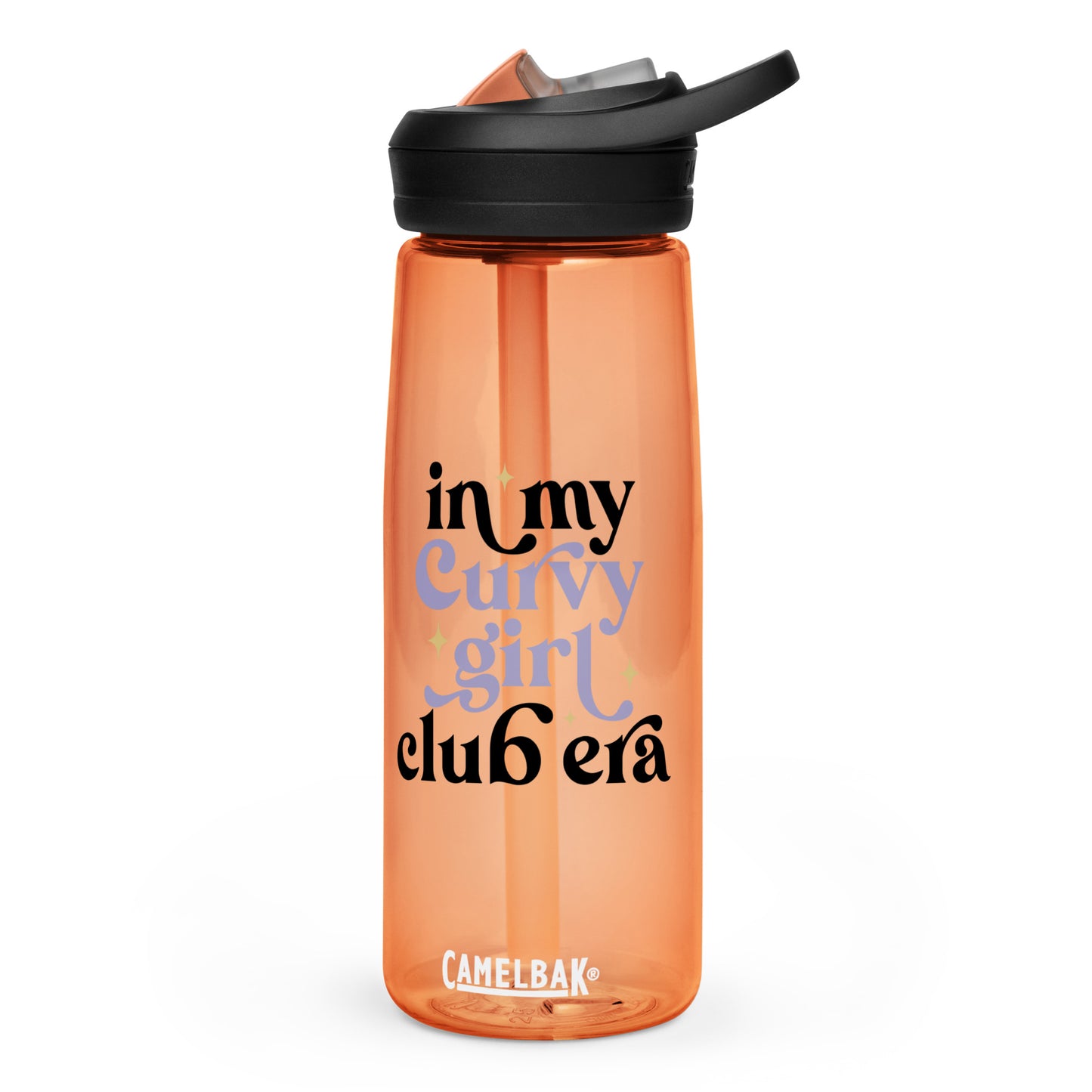 In My Curvy Girl Club Era Sports water bottle