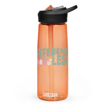 Different Not Less Sports water bottle