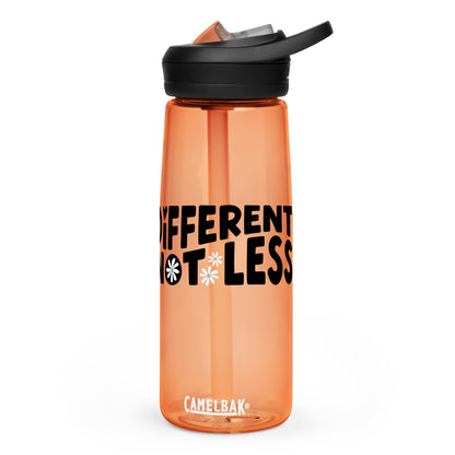 Different Not Less Sports water bottle