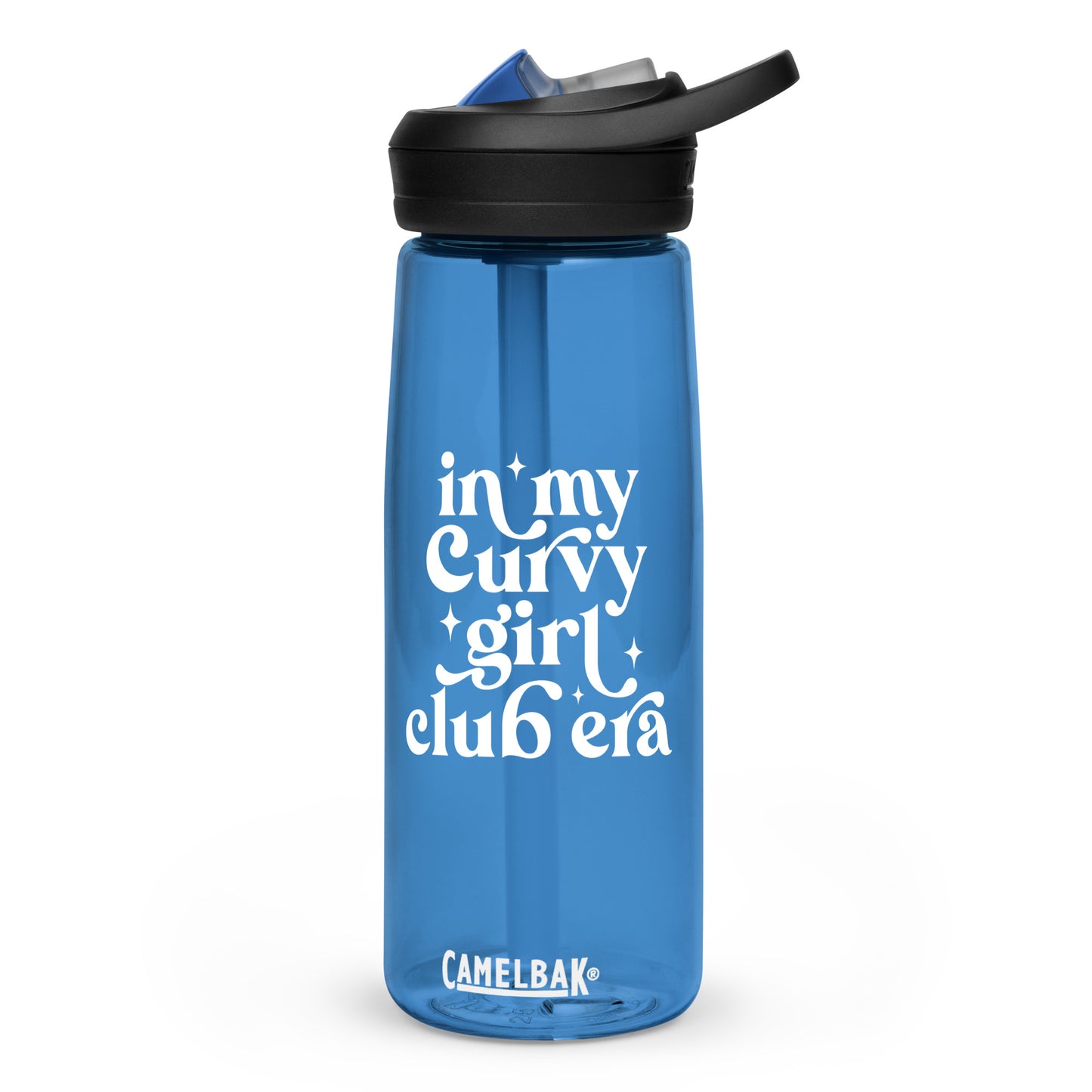 In My Curvy Girl Era Sports water bottle