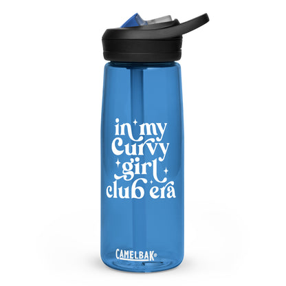 In My Curvy Girl Era Sports water bottle