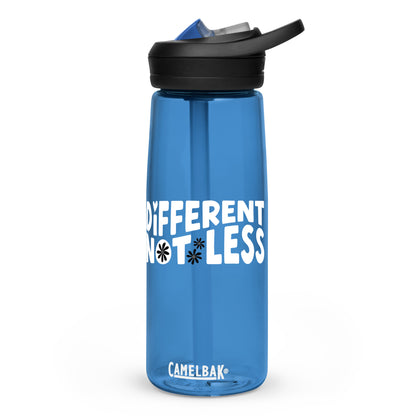 Different Not Less Sports water bottle