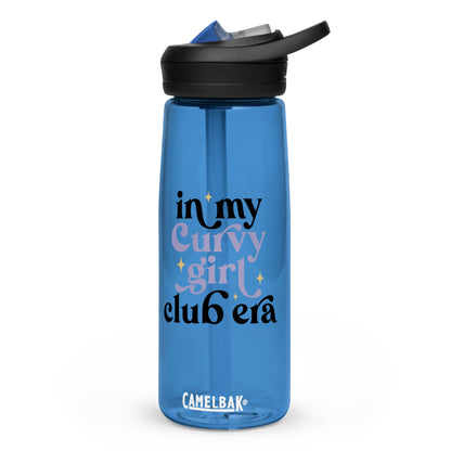 In My Curvy Girl Club Era Sports water bottle