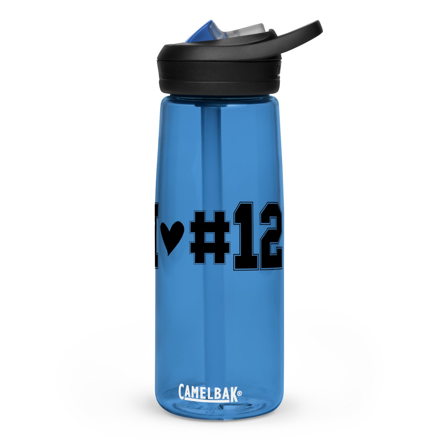 I <3 #12 Sports water bottle