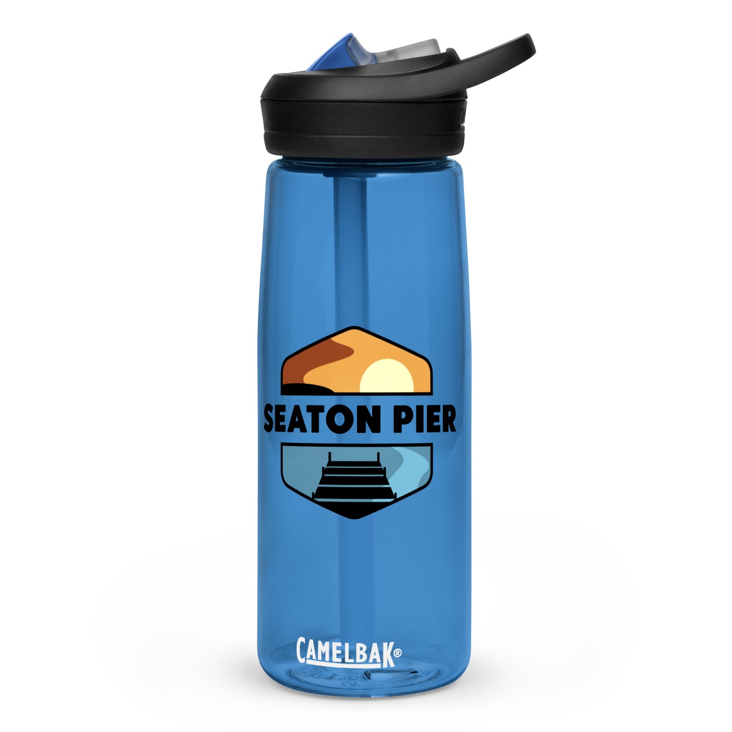 Seaton Pier Sports water bottle